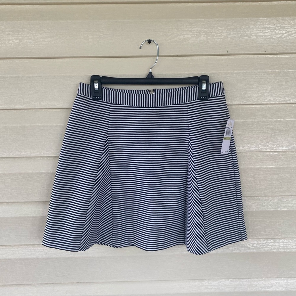 New! Michael Kors Skirt Black and White Striped Size 4